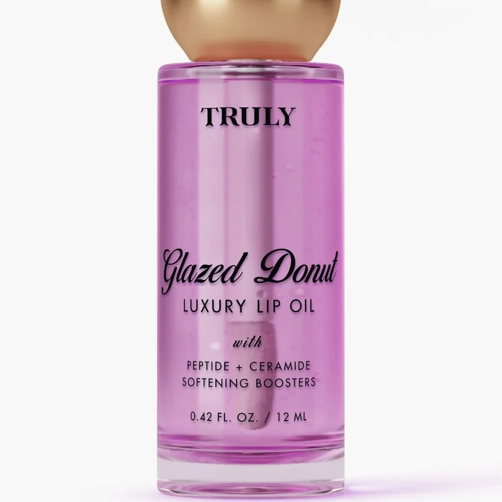 Truly Beauty Luxury Peptide Lip Oil Duo - Cherry Baby & Glazed Donut Sealed - Picture 16 of 16